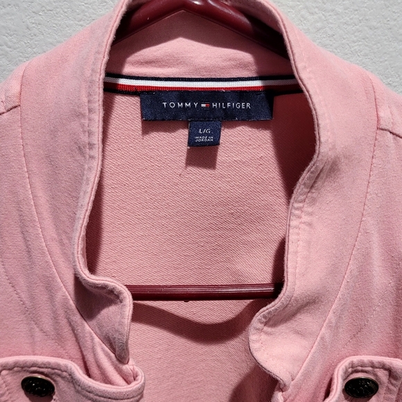 Tommy Hilfiger Pink Band Jacket Size Large - Picture 5 of 10